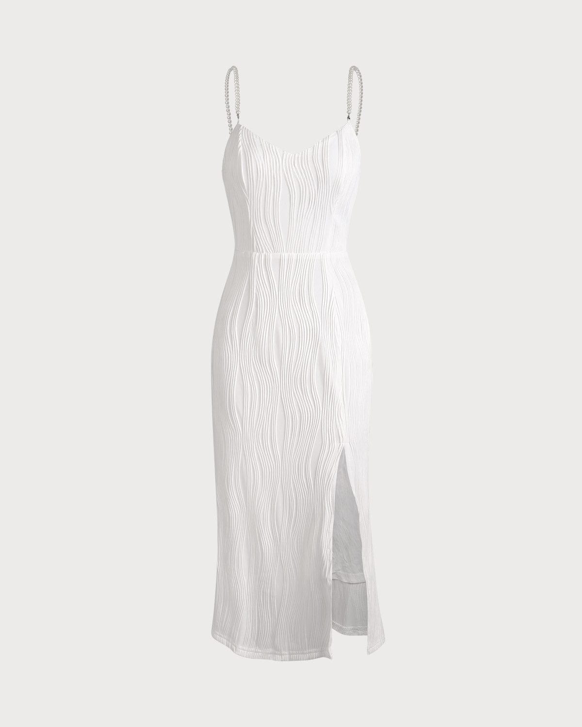 Tyronia™ – Naisten Elegantti Spagettiolkaiminen Midi-mekko