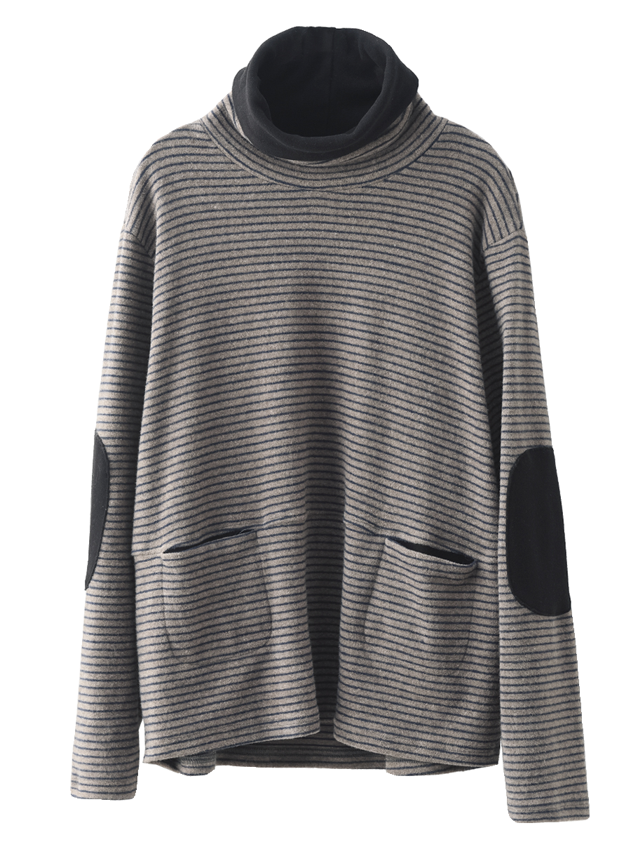 Geraldine - Ylisuuri turtleneck collegepaita