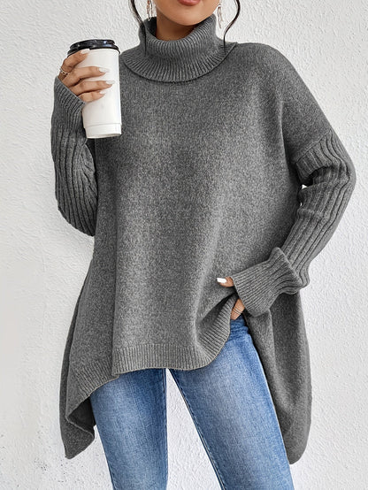 Thalia™ – Neulottu Turtleneck Villapaita