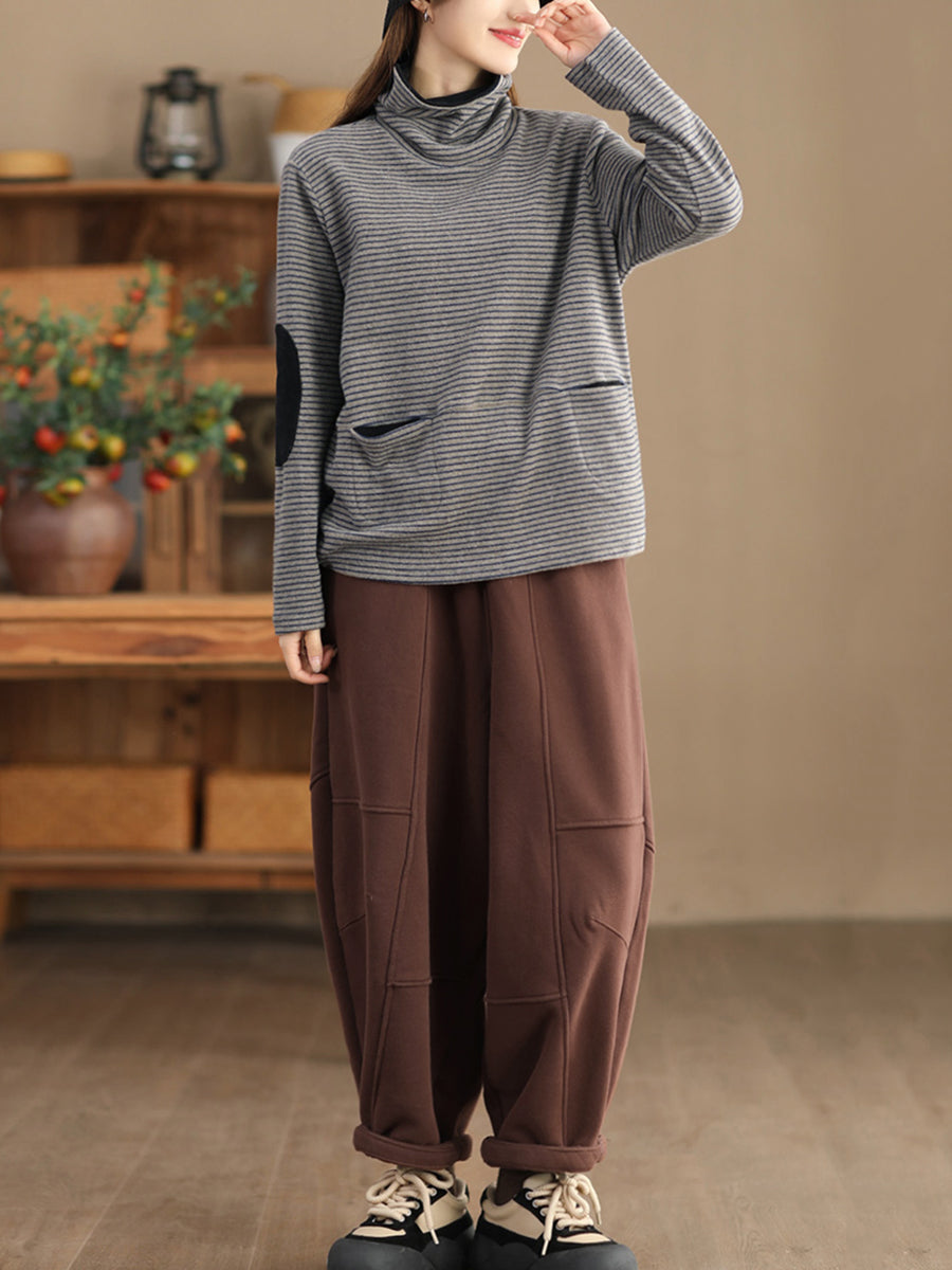Geraldine - Ylisuuri turtleneck collegepaita