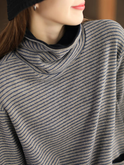 Geraldine - Ylisuuri turtleneck collegepaita