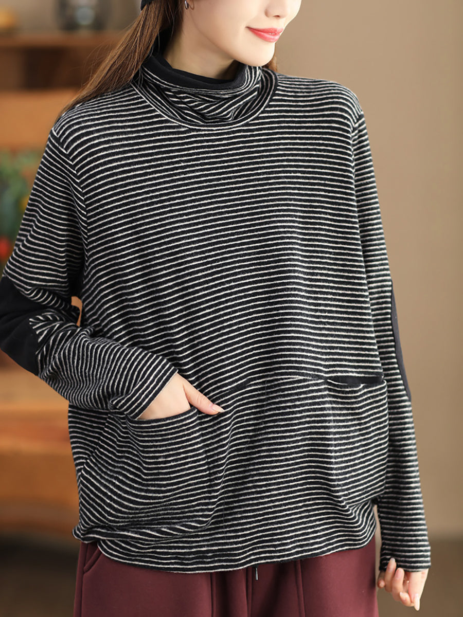 Geraldine - Ylisuuri turtleneck collegepaita