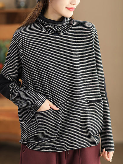 Geraldine - Ylisuuri turtleneck collegepaita