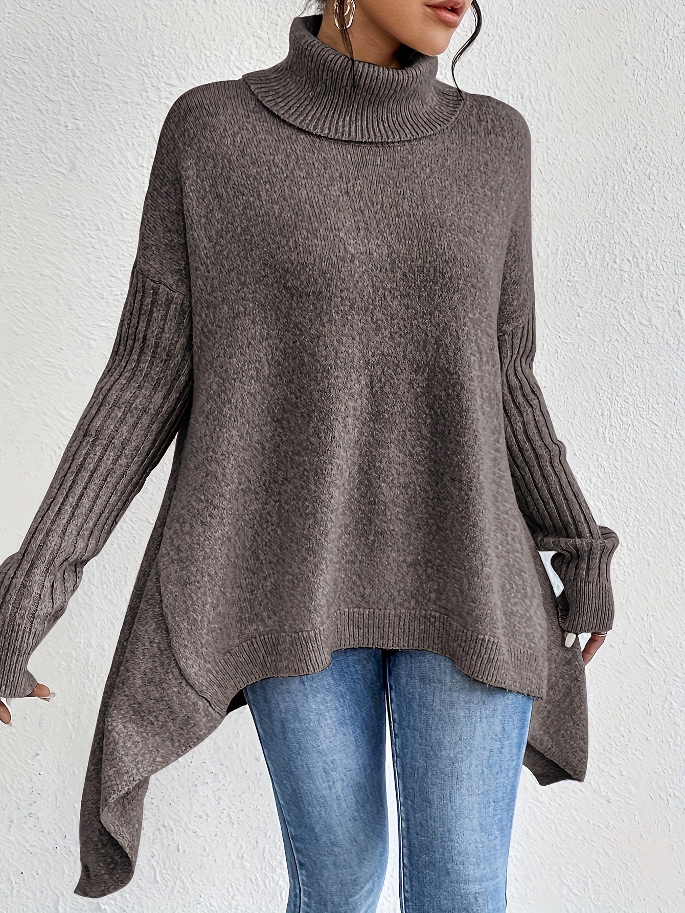 Thalia™ – Neulottu Turtleneck Villapaita