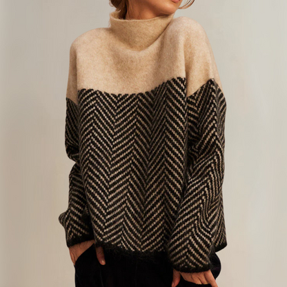 Missy - Lämmin turtleneck neulepaita