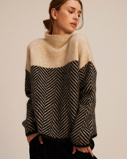 Missy - Lämmin turtleneck neulepaita
