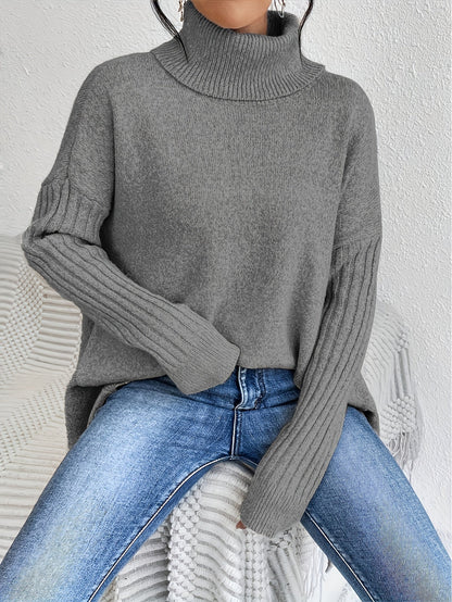 Thalia™ – Neulottu Turtleneck Villapaita