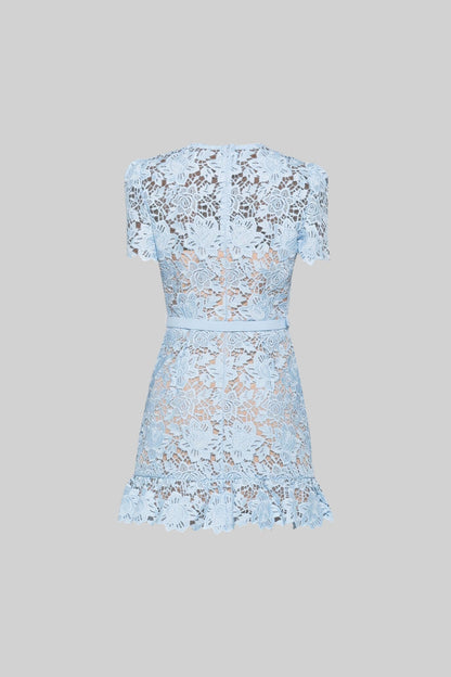 Gigi™ – Elegantti virkattu pitsilyhytmekko