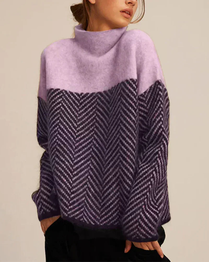 Missy - Lämmin turtleneck neulepaita