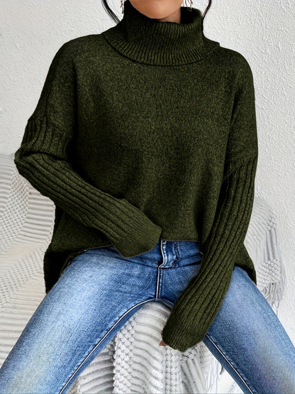 Thalia™ – Neulottu Turtleneck Villapaita