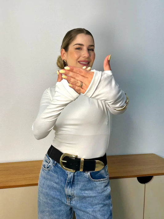 Xenna - Istuva pitkähihainen turtleneck Toppi