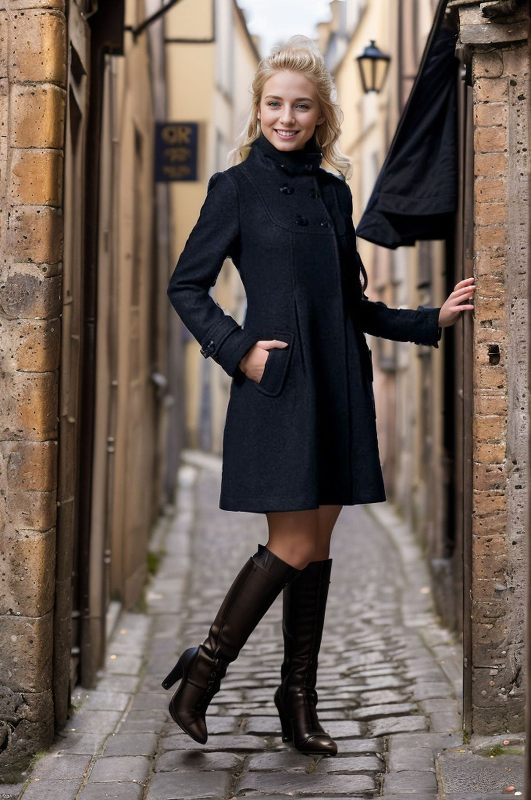 Beatriz™ - Tyylikäs Hupullinen Takki