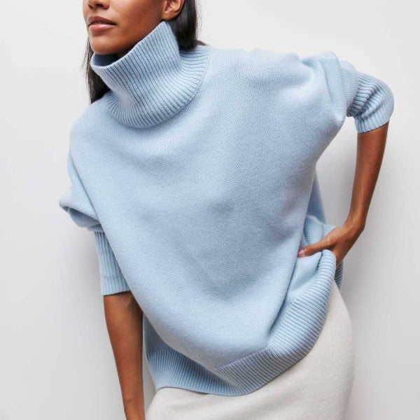 Riza - Talvinen turtleneck villapaita