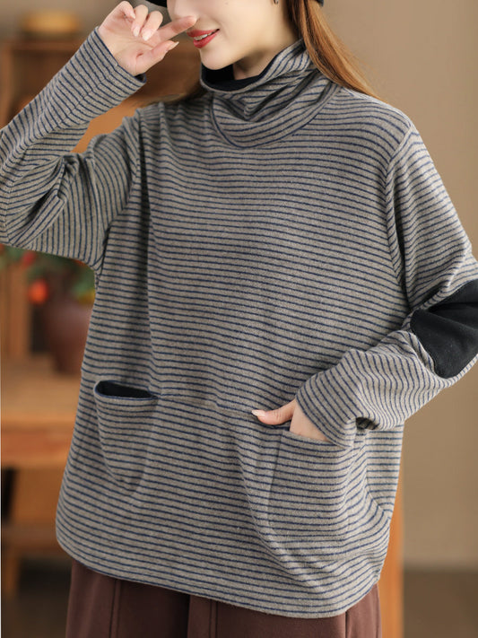 Geraldine - Ylisuuri turtleneck collegepaita