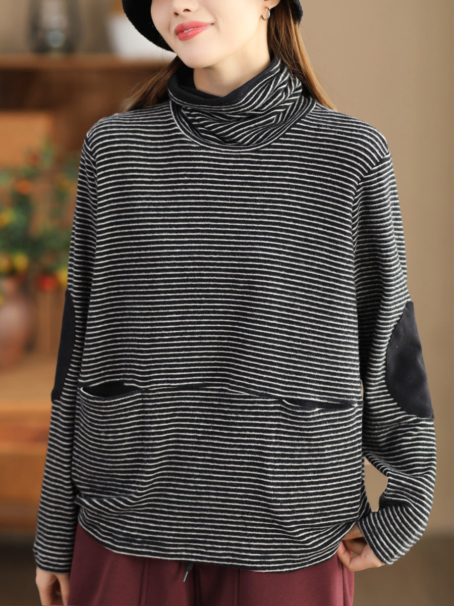 Geraldine - Ylisuuri turtleneck collegepaita