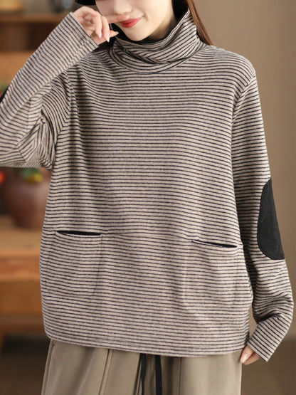 Geraldine - Ylisuuri turtleneck collegepaita