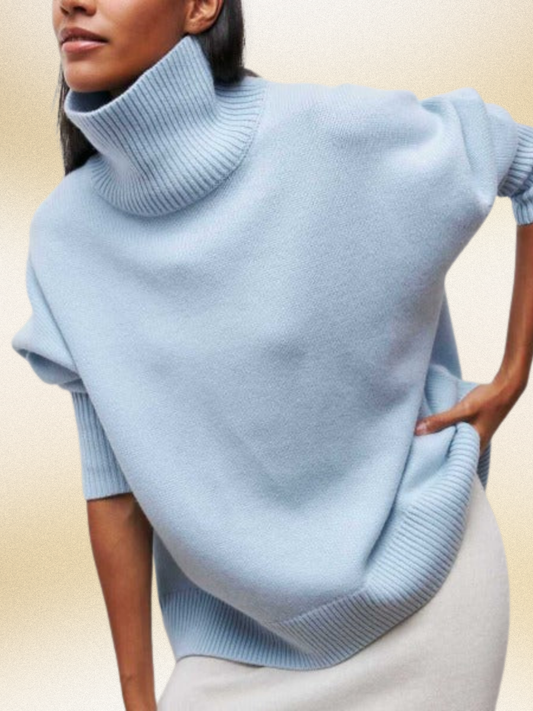 Riza - Talvinen turtleneck villapaita