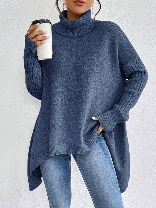 Thalia™ – Neulottu Turtleneck Villapaita