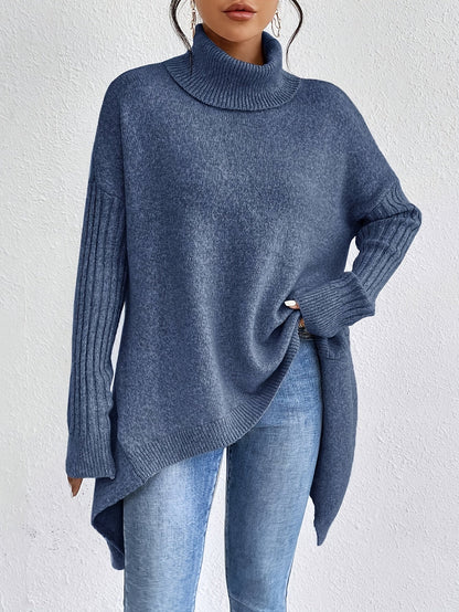 Thalia™ – Neulottu Turtleneck Villapaita