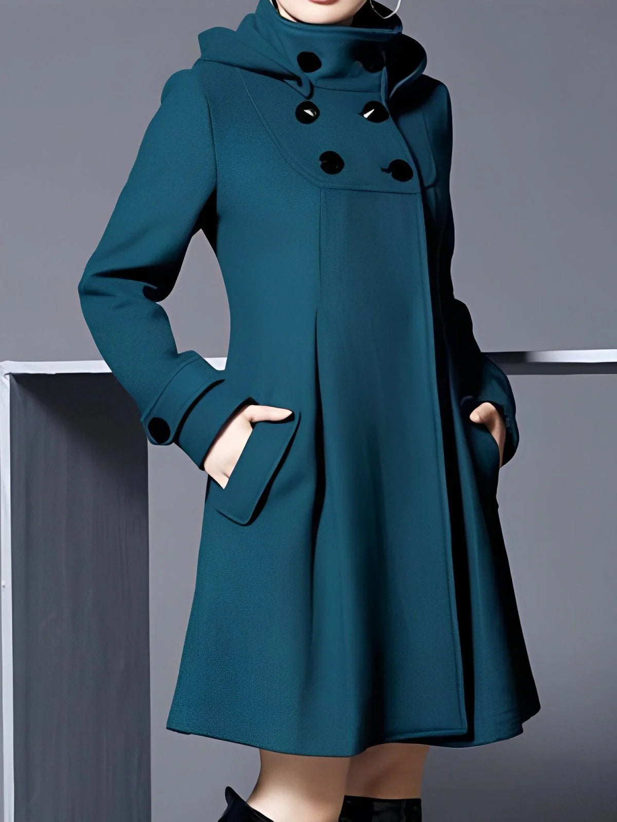 Beatriz™ - Tyylikäs Hupullinen Takki