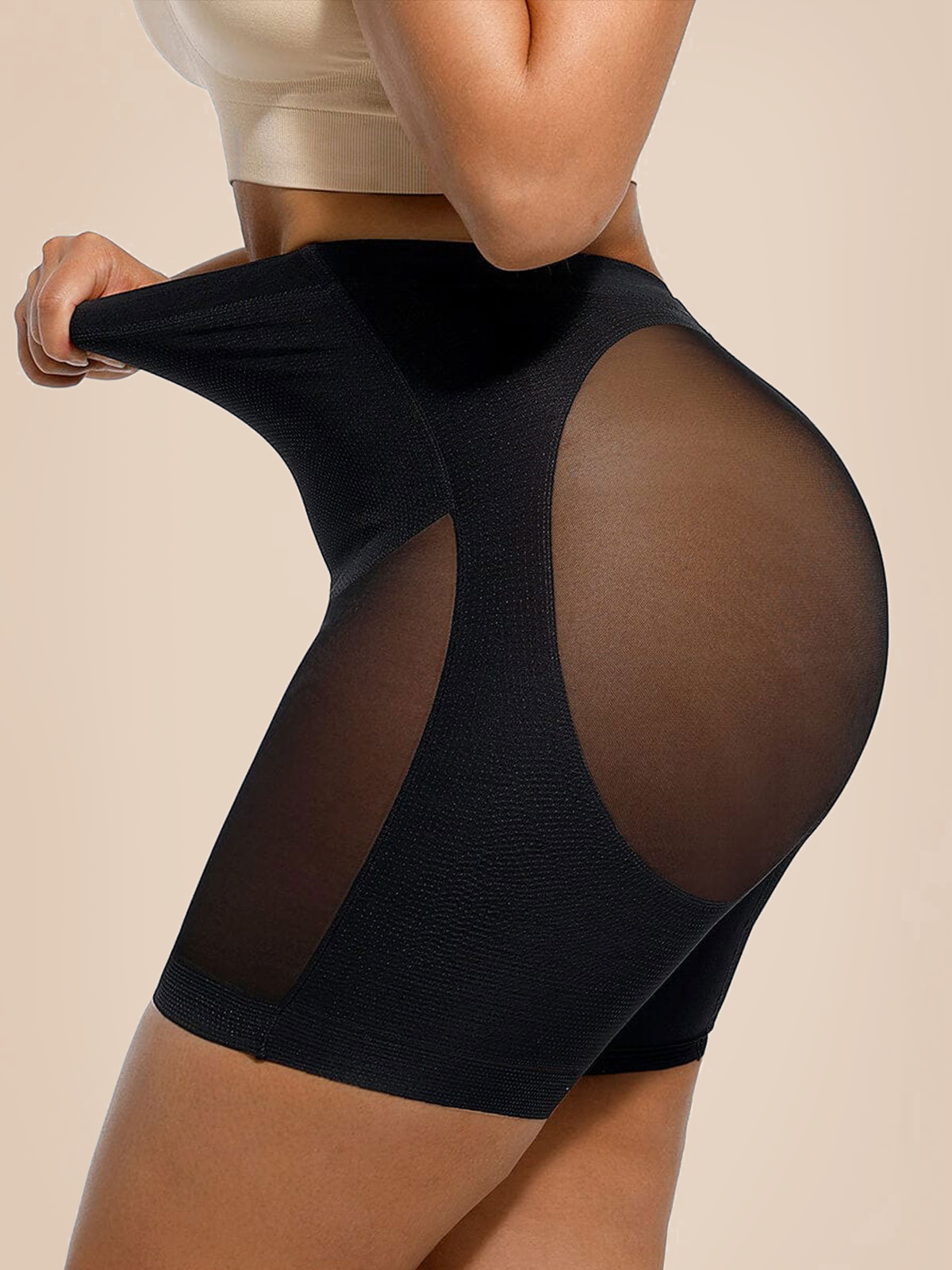 Curvy™ – Korkeavyötäröinen saumaton muotoileva shortsialusvaate