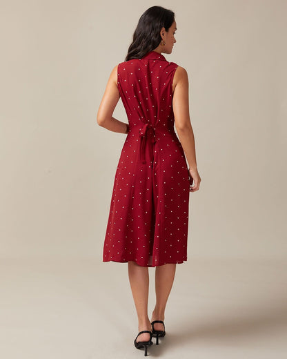 Amara™ – Hihaton Pilkullinen Midi-mekko