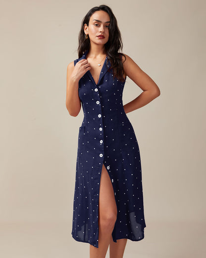 Amara™ – Hihaton Pilkullinen Midi-mekko