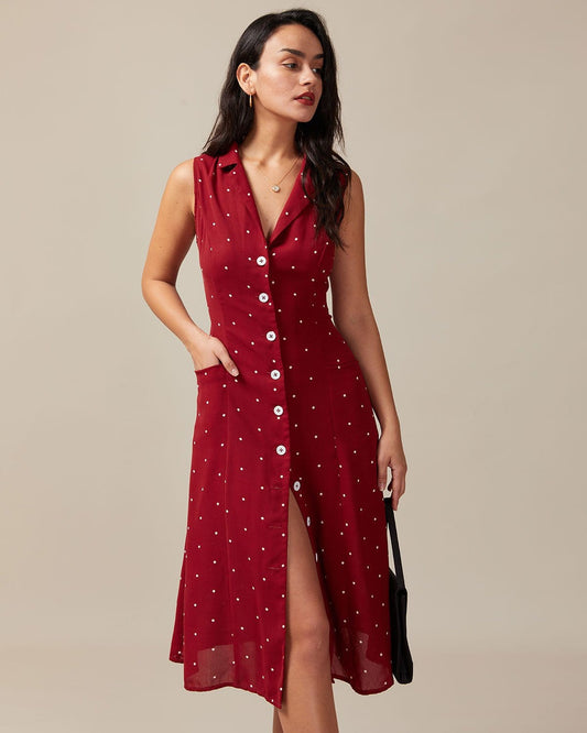 Amara™ – Hihaton Pilkullinen Midi-mekko